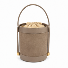 Load image into Gallery viewer, Mini Suede Leather Bucket Bag