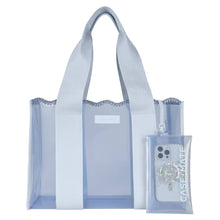 Load image into Gallery viewer, Case-Mate Carolina Blue Crochet Wave Jelly Tote Bag