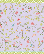 Load image into Gallery viewer, Lavender Chinoiserie Scarf