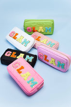 Load image into Gallery viewer, Classic Glam Small Travel Cosmetic Makeup Pouch