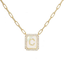 Load image into Gallery viewer, Gold Plated Initial Necklace