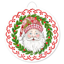 Load image into Gallery viewer, Quilted Santa Door Hanger