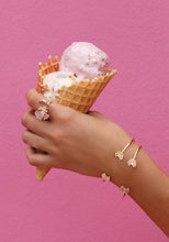 Load image into Gallery viewer, Butterfly Pink Pavé Bangle