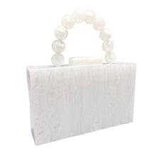 Load image into Gallery viewer, Cecelia Clutch - Pearl White