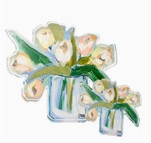 Load image into Gallery viewer, White Tulips Acrylic Bloom Block Large