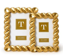Load image into Gallery viewer, Twist Gold Leaf Frame