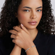 Load image into Gallery viewer, LAGOS Silver Caviar Beaded Mini Versa Torque Bracelet | 3mm