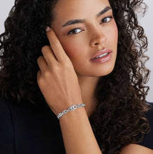 Load image into Gallery viewer, LAGOS Silver Petite Interlocking Diamond Link Bracelet