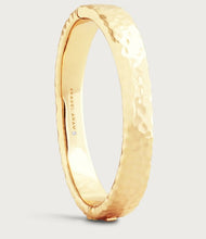 Load image into Gallery viewer, Gold Farrier Wide Hinged Bangle