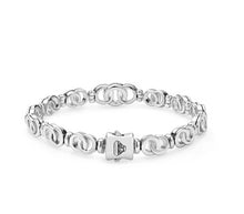 Load image into Gallery viewer, LAGOS Silver Petite Interlocking Diamond Link Bracelet
