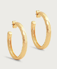 Load image into Gallery viewer, Gold Farrier Medium Hoops