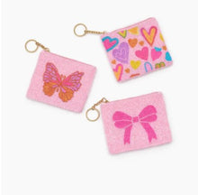 Load image into Gallery viewer, Beaded Zip Pouch Wallet