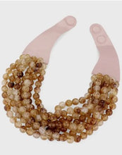 Load image into Gallery viewer, Chunky Beaded Layered Magnetic Necklace