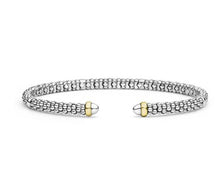 Load image into Gallery viewer, LAGOS Two-Tone Mini Versa Torque Bracelet | 3mm