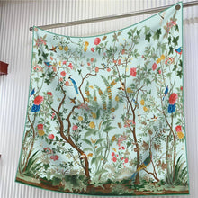 Load image into Gallery viewer, Jungle Birds Twill Silk Travel Sun Scarf