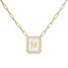 Load image into Gallery viewer, Gold Plated Initial Necklace