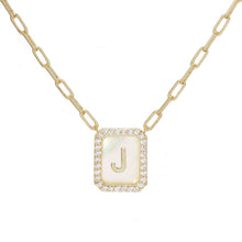 Load image into Gallery viewer, Gold Plated Initial Necklace