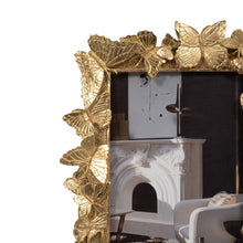 Load image into Gallery viewer, Photo Frame - Gold Resin Butterflies Border, 4x6 in.