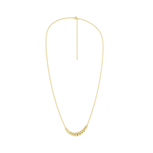 Load image into Gallery viewer, 14K YG Smily Graduated Diamond Necklace