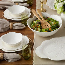 Load image into Gallery viewer, Le Jardin White Cabbage 3-D Oval Platter