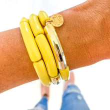 Load image into Gallery viewer, Acrylic Tube Bamboo Bracelets