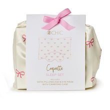 Load image into Gallery viewer, Coquette Pillowcase & Eye mask