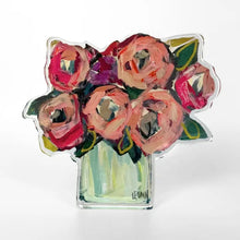 Load image into Gallery viewer, Blush & Blue Acrylic Floral