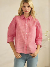 Load image into Gallery viewer, Red Stripe Blouse