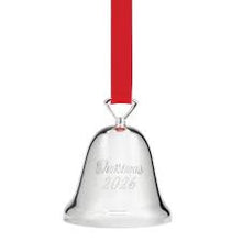 Load image into Gallery viewer, 2026 Silverplate Christmas Bell Ornament