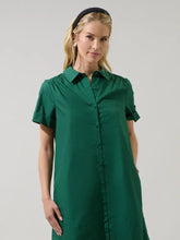 Load image into Gallery viewer, Yamina Collared Shift Mini Dress