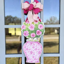 Load image into Gallery viewer, Rosy Topiary Door Hanger