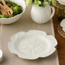 Load image into Gallery viewer, Le Jardin White Cabbage 3-D Round Platter