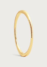 Load image into Gallery viewer, Gold Farrier Thin Hinged Bangle
