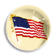 Load image into Gallery viewer, Flying American Flag Crystal Dome Paperweight