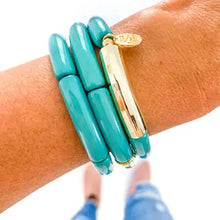 Load image into Gallery viewer, Acrylic Tube Bamboo Bracelets