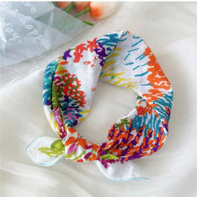 Load image into Gallery viewer, Cotton Floral Print Silky Scarf
