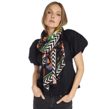 Load image into Gallery viewer, Magic India Black Scarf