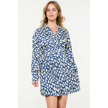 Load image into Gallery viewer, Long Sleeve Print Dress