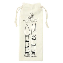Load image into Gallery viewer, Bamboo Handled Cheese Knives