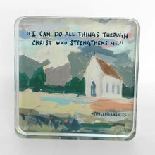 Load image into Gallery viewer, Philippians 4:13 Acrylic Scripture Block