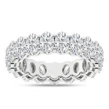 Load image into Gallery viewer, 14K WG Oval Eternity Band