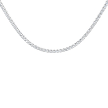 Load image into Gallery viewer, 14K WG Tennis Necklace