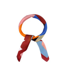 Load image into Gallery viewer, Multi Color Flower Pattern Scarf