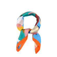 Load image into Gallery viewer, Multi Color Flower Pattern Scarf