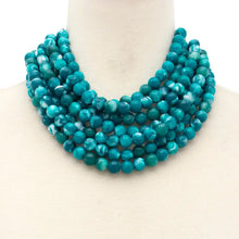 Load image into Gallery viewer, Chunky Beaded Layered Magnetic Necklace