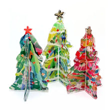 Load image into Gallery viewer, 3-D Adorned Christmas Trees