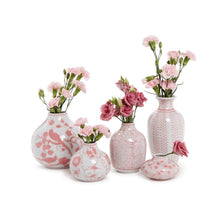 Load image into Gallery viewer, Pink Chinoiserie Vases