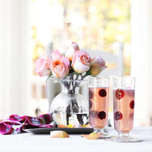 Load image into Gallery viewer, Hibiscus Small Clear Vase