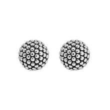 Load image into Gallery viewer, LAGOS Signature Beaded Silver Stud Earrings