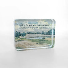 Load image into Gallery viewer, Proverbs 3:5 Acrylic Scripture Block
